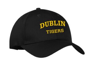 #27- Black Adjustable Hats- Embroidered